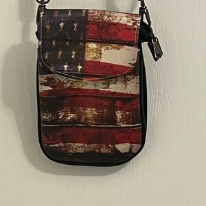 Stylish American Flag Crossbody Bag
